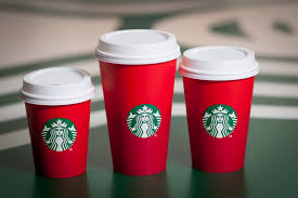 red starbucks cups all sizes
